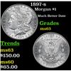 Image 1 : 1897-s Morgan Dollar $1 Grades Select Unc