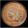 Image 2 : 1901 Indian Cent 1c Grades Choice+ Unc RB