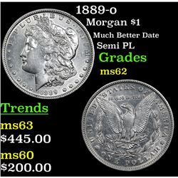 1889-o Morgan Dollar $1 Grades Select Unc