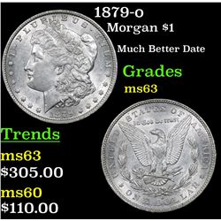 1879-o Morgan Dollar $1 Grades Select Unc