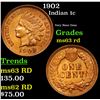 Image 1 : 1902 Indian Cent 1c Grades Choice+ Unc RD