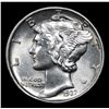 Image 2 : 1937-p Mercury Dime 10c Grades GEM+ FSB