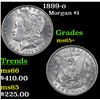 Image 1 : 1899-o Morgan Dollar $1 Grades GEM+ Unc