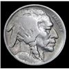 Image 2 : 1919-p Buffalo Nickel 5c Grades vf+