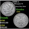 Image 1 : 1886-s Morgan Dollar $1 Grades vf++