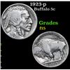 Image 1 : 1923-p Buffalo Nickel 5c Grades f+