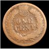 Image 3 : 1876 Indian Cent 1c Grades vg+