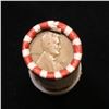 Image 2 : Mixed small cents 1c orig shotgun roll, 1916-d Wheat Cent, 1887 Indian Cent other end