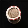 Image 3 : Mixed small cents 1c orig shotgun roll,1917-d Wheat Cent,1891 Indian Cent other end