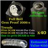Image 1 : Proof 2006-s Jefferson nickel 5c roll, 40 pieces (fc)