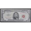 Image 2 : 1963 $5 Red seal United States Note . . Grades vf+