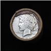 Image 2 : ***Auction Highlight*** Full solid date 1921-p KEY DATE Peace silver dollar roll, 20 coins   (fc)