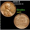 Image 1 : 1956-d Lincoln Cent 1c Grades Select AU