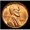 Image 2 : 1955-p Lincoln Cent 1c Grades Select+ Unc RD