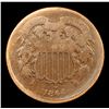Image 2 : 1864 Two Cent Piece 2c Grades f+
