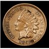Image 2 : 1863 Indian Cent 1c Grades xf details