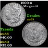 Image 1 : 1900-o Morgan Dollar $1 Grades Select AU