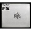 Image 2 : Flags of the American Revolution Enoch Poor Color .6oz .925 Sterling Silver Bar Grades