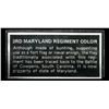 Image 3 : Flags of the American Revolution 3rd Maryland Regiment Color 1.2oz .925 Sterling Silver Bar Grades