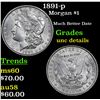 Image 1 : 1891-p Morgan Dollar $1 Grades Unc Details