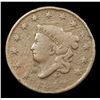 Image 2 : 1819 Coronet Head Large Cent 1c Grades f, fine