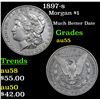 1897-s Morgan Dollar $1 Grades Choice AU