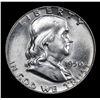 Image 2 : 1950-p Franklin Half Dollar 50c Grades Select+ Unc