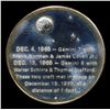Image 3 : America In Space First Rendezvous In Space 1oz. .925 Sterling Silver Round Grades