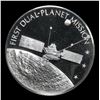 Image 2 : America In Space First Dual Planet Mission 1oz. .999 Silver Round Grades