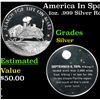 Image 1 : America In Space Search For Life On Mars 1oz. .999 Silver Round Grades