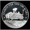 Image 2 : America In Space Search For Life On Mars 1oz. .999 Silver Round Grades