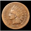 Image 2 : 1876 Indian Cent 1c Grades vg+