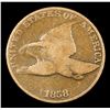 Image 2 : 1858 LL Flying Eagle Cent 1c Grades f+