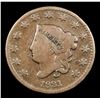 Image 2 : 1831 Coronet Head Large Cent 1c Grades f+