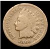 Image 2 : 1864 L Indian Cent 1c Grades g+