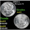 Image 1 : 1882-s Morgan Dollar $1 Grades Select Unc