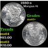 Image 1 : 1880-s Morgan Dollar $1 Grades Select+ Unc