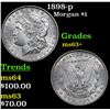 Image 1 : 1898-p Morgan Dollar $1 Grades Select+ Unc