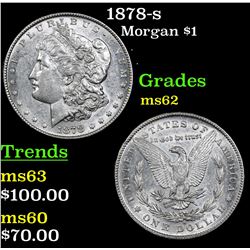 1878-s Morgan Dollar $1 Grades Select Unc