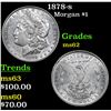Image 1 : 1878-s Morgan Dollar $1 Grades Select Unc