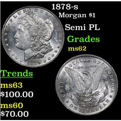 1878-s Morgan Dollar $1 Grades Select Unc