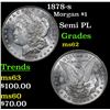 Image 1 : 1878-s Morgan Dollar $1 Grades Select Unc