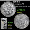 Image 1 : 1888-p Morgan Dollar $1 Grades Select+ Unc