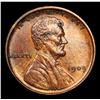 Image 2 : 1909 VDB Lincoln Cent 1c Grades Choice+ Unc RB