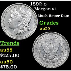 1892-o Morgan Dollar $1 Grades Choice AU