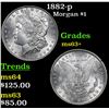 Image 1 : 1882-p Morgan Dollar $1 Grades Select+ Unc