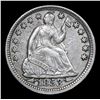 Image 2 : 1853-p Seated Liberty Half Dime 1/2 10c Grades xf+