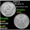 Image 1 : 1892-p Morgan Dollar $1 Grades Choice AU