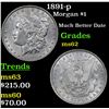 Image 1 : 1891-p Morgan Dollar $1 Grades Select Unc