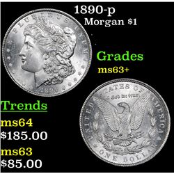 1890-p Morgan Dollar $1 Grades Select+ Unc